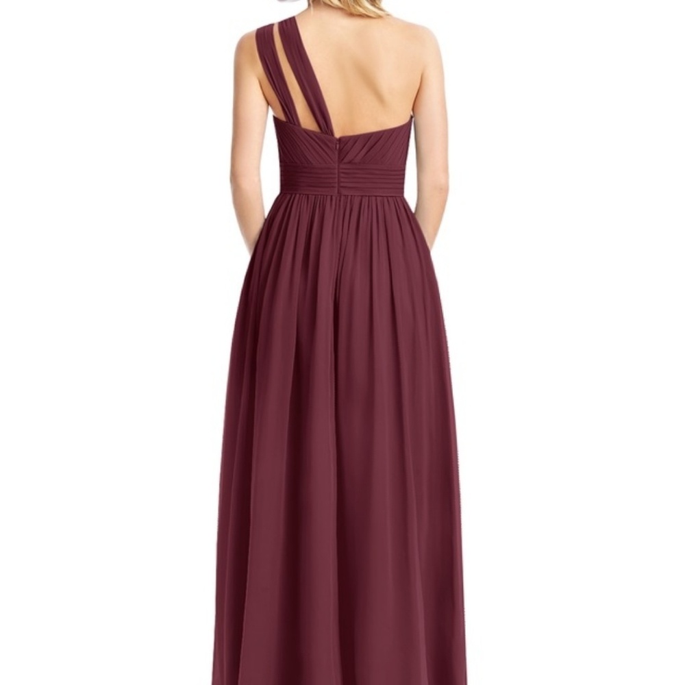 Azazie molly Cabernet bridesmaids dress